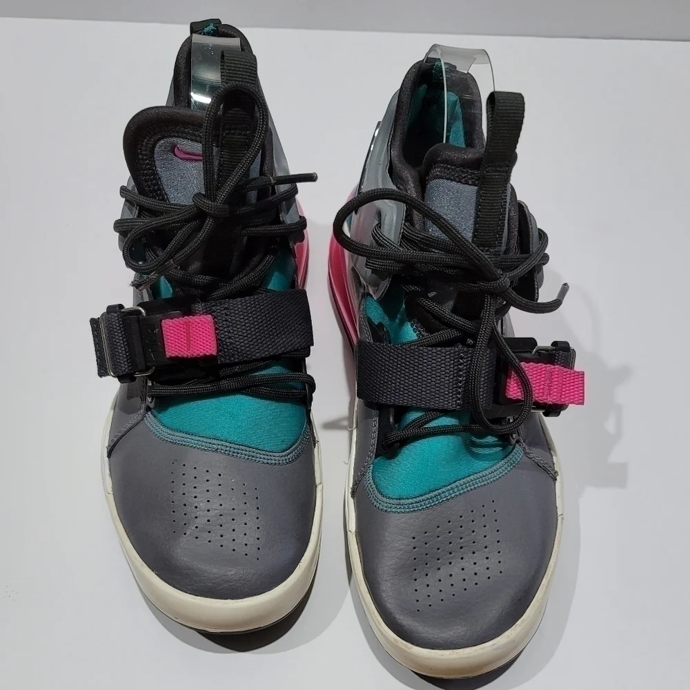 KIDS Nike Air Force 270 Cool Grey Hyper Jade